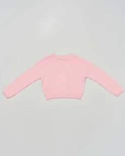 Maglioncino Kocca rosa cropped in misto lana