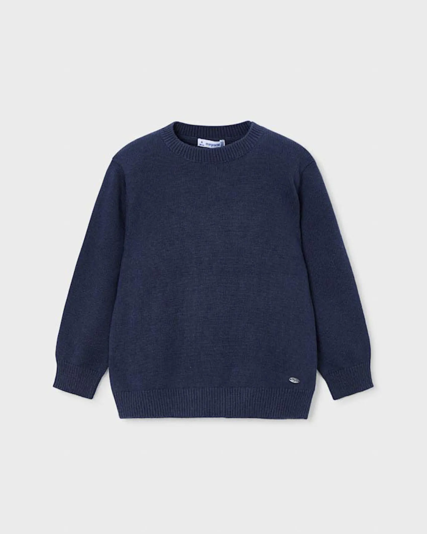 Maglioncino Mayoral blu in misto cotone e lana