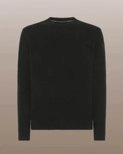 Maglione girocollo R.R.D. Bouclè Round Knit nero