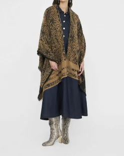 Mantella Liu Jo Accessories animalier con motivo leopardato in tessuto