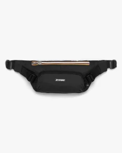 Marsupio K-way Fericy nero in nylon ripstop impermeabile