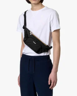 Marsupio K-way Fericy nero in nylon ripstop impermeabile
