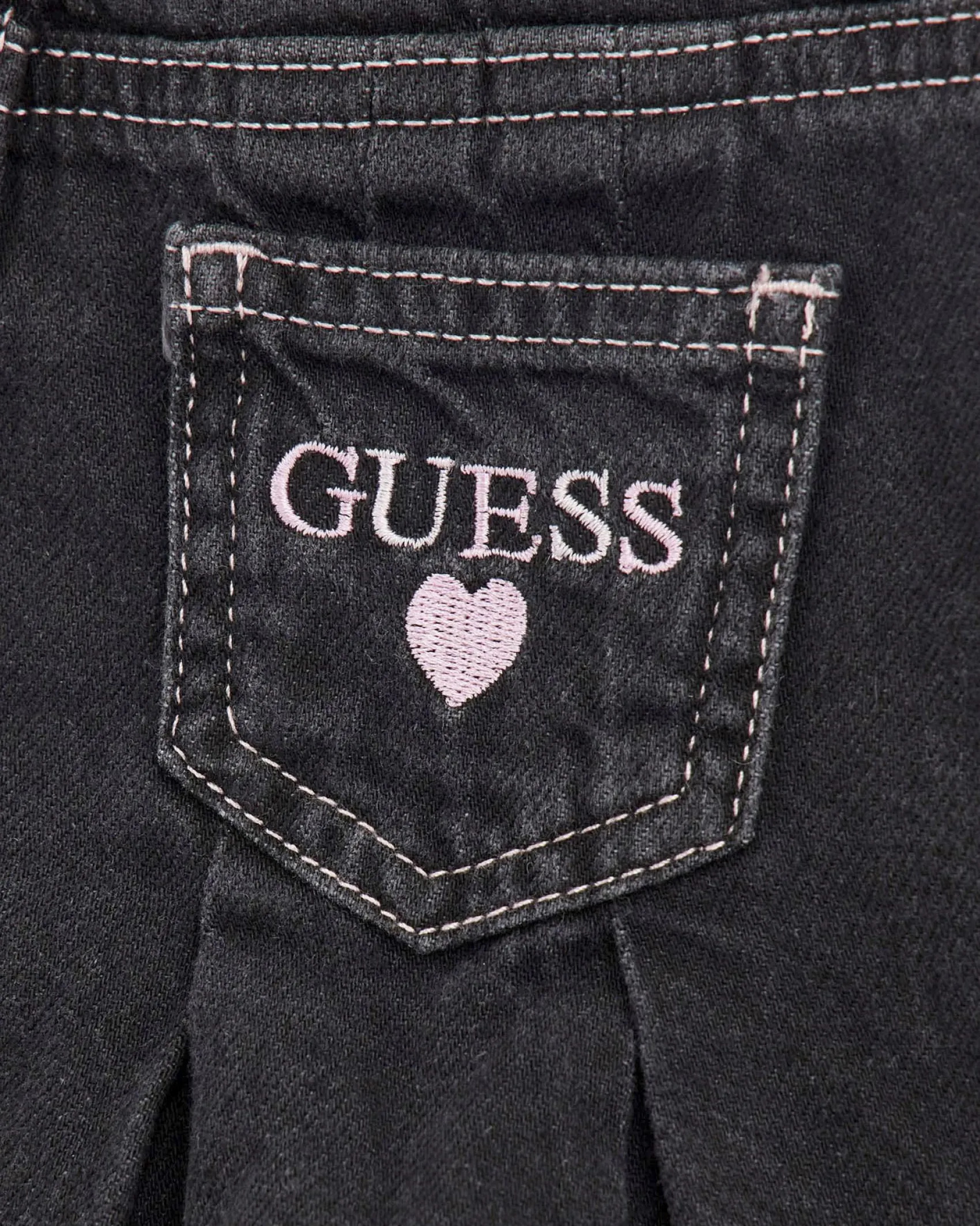 Minigonna Guess nera in denim