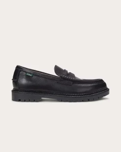 Mocassino Polo Ralph Lauren Penny loafer Jett nero in pelle