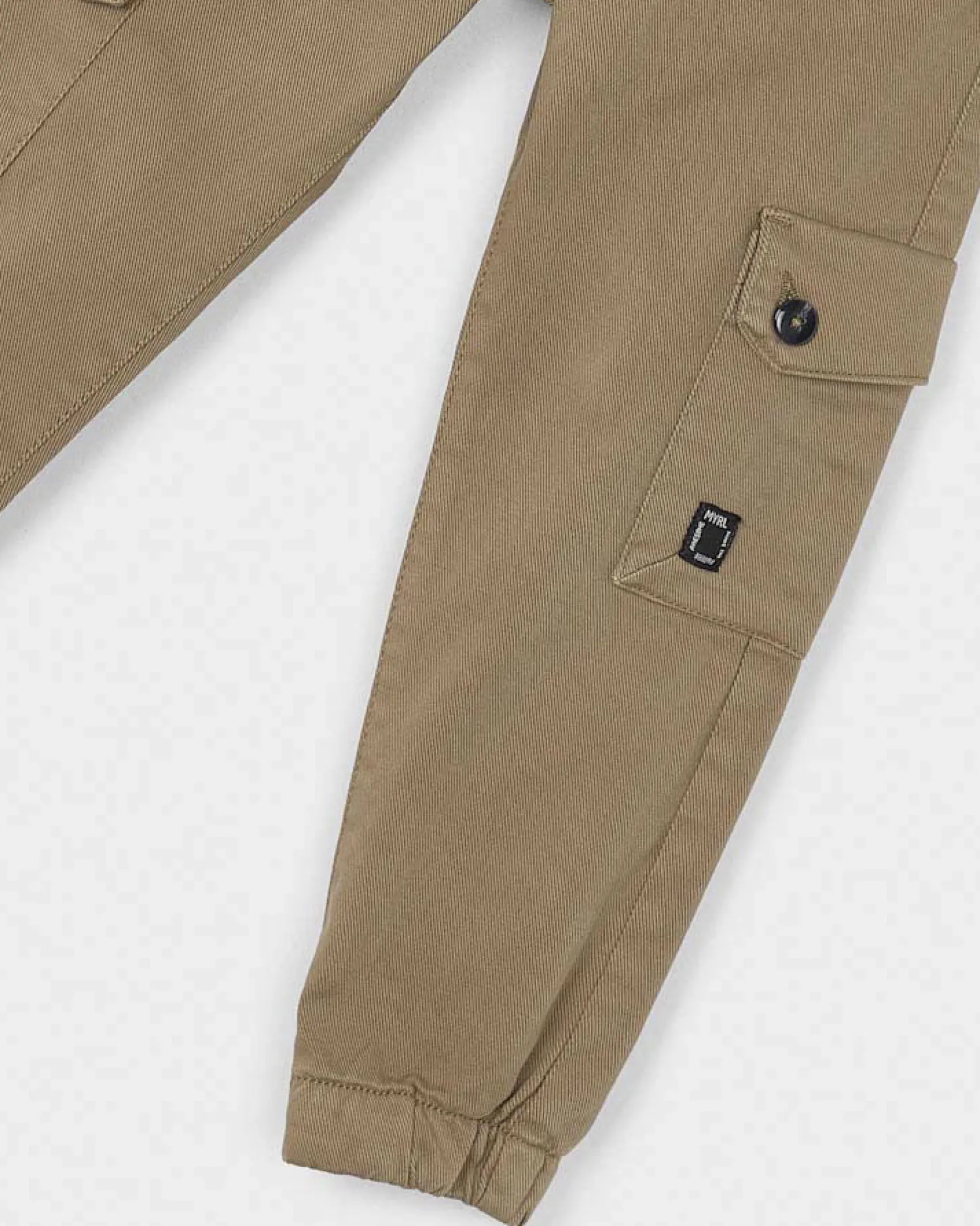 Pantalone cargo Mayoral color biscotto in cotone stretch