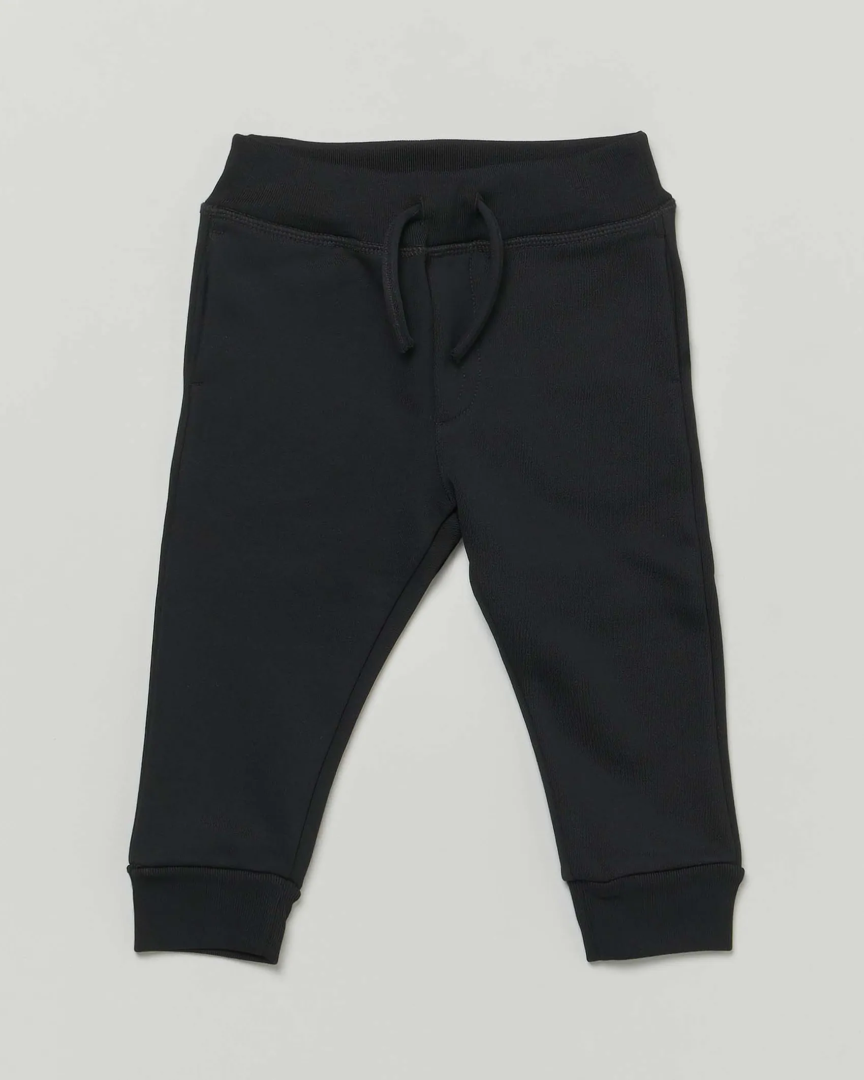 Pantalone Dsquared2 nero in puro cotone garzato