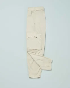 Pantalone Elsy cargo color gesso