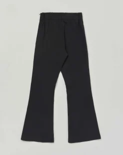 Pantalone Elsy nero flare in tessuto cady stretch