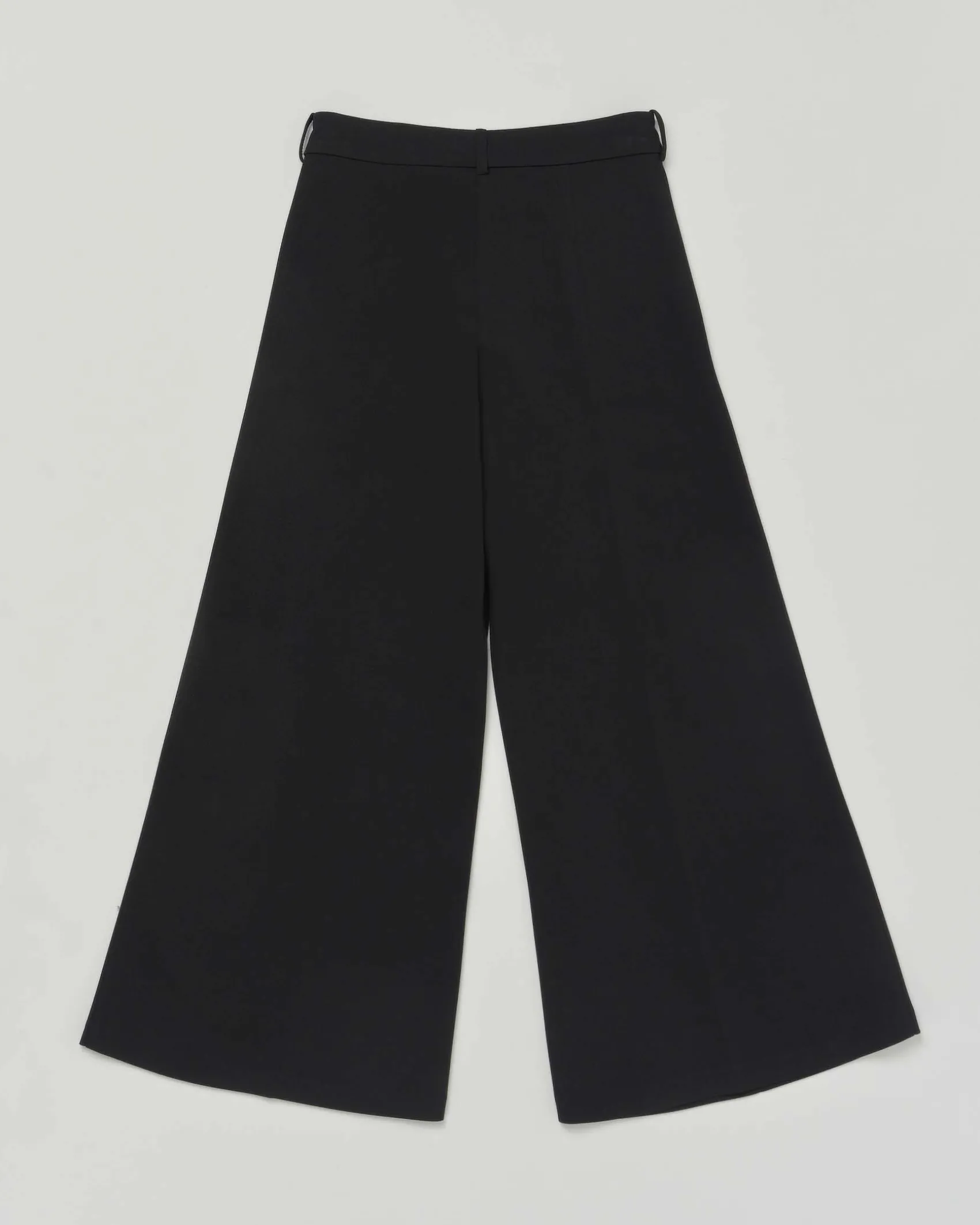Pantalone Elsy palazzo nero in tessuto cady
