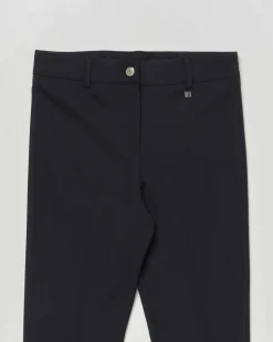 Pantalone flare Kocca nero punto milano a vita alta