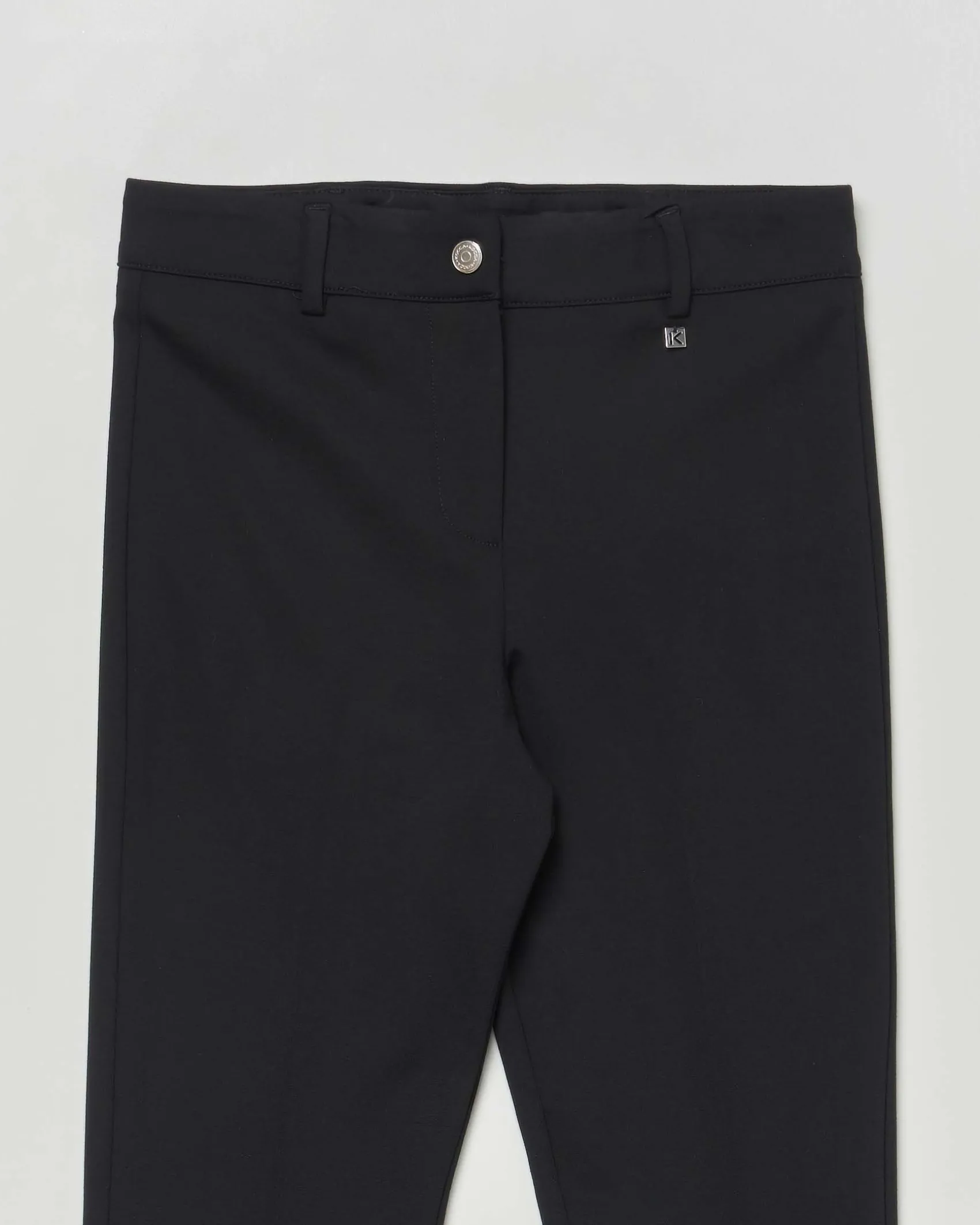 Pantalone flare Kocca nero punto milano a vita alta