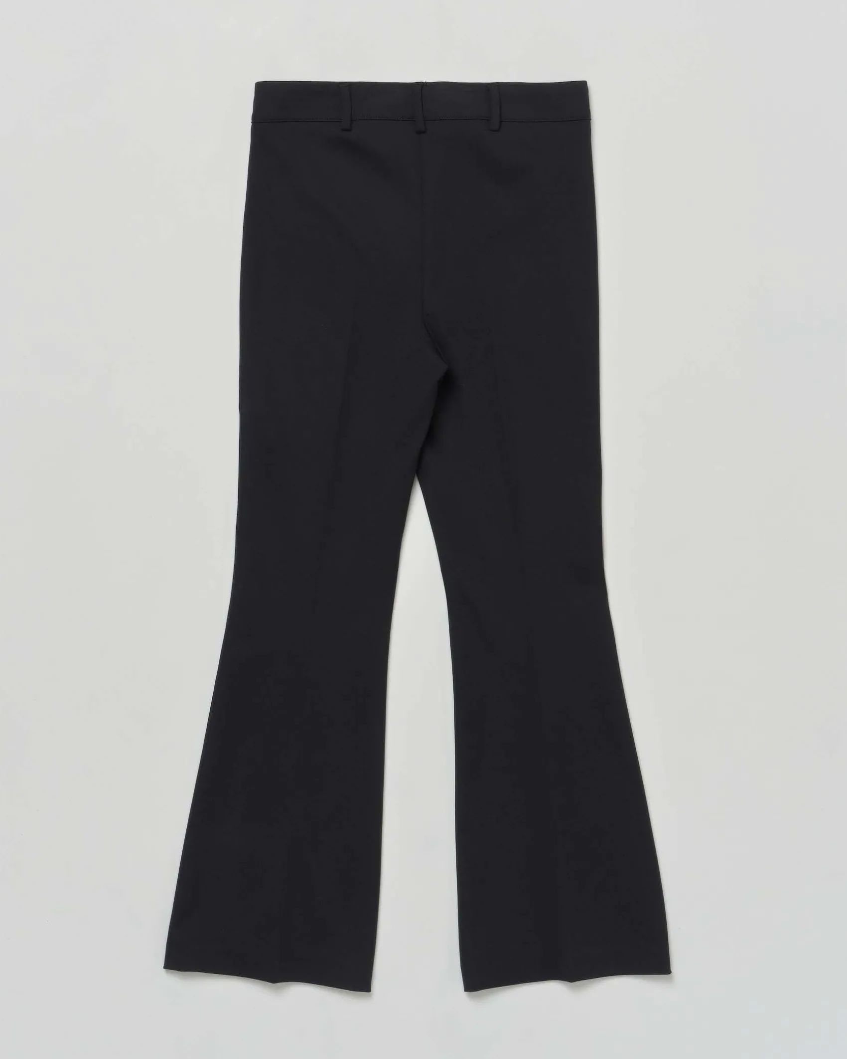 Pantalone flare Kocca nero punto milano a vita alta
