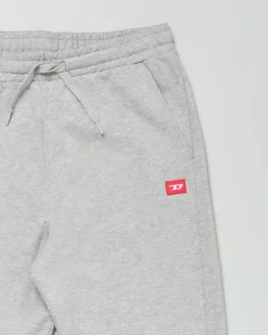 Pantalone jogger Diesel grigio in felpa di puro cotone