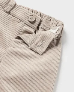 Pantalone Mayoral beige in velluto a costine
