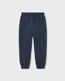 Pantalone Mayoral jogger blu in felpa di cotone stretch
