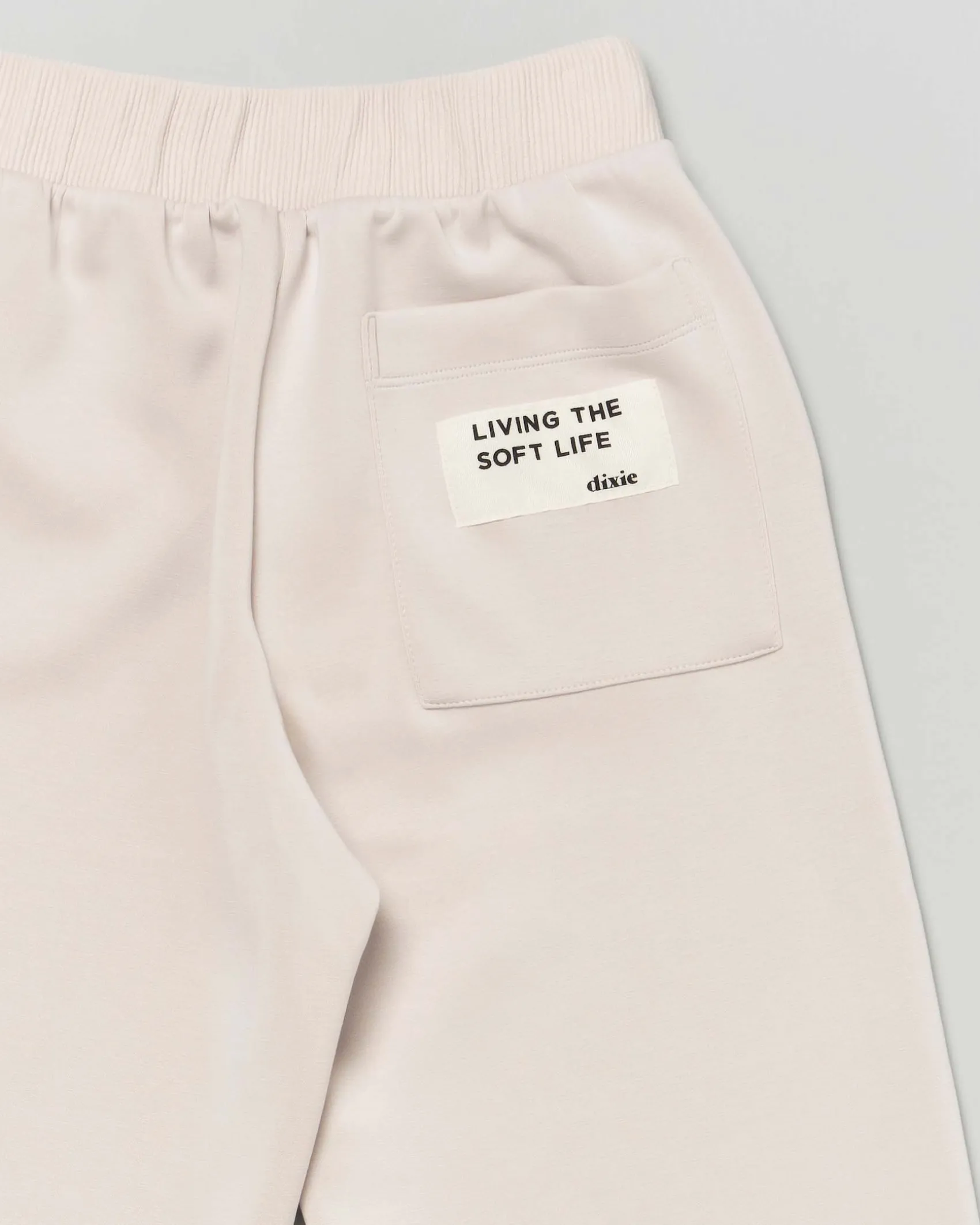 Pantalone palazzo Dixie beige in scuba