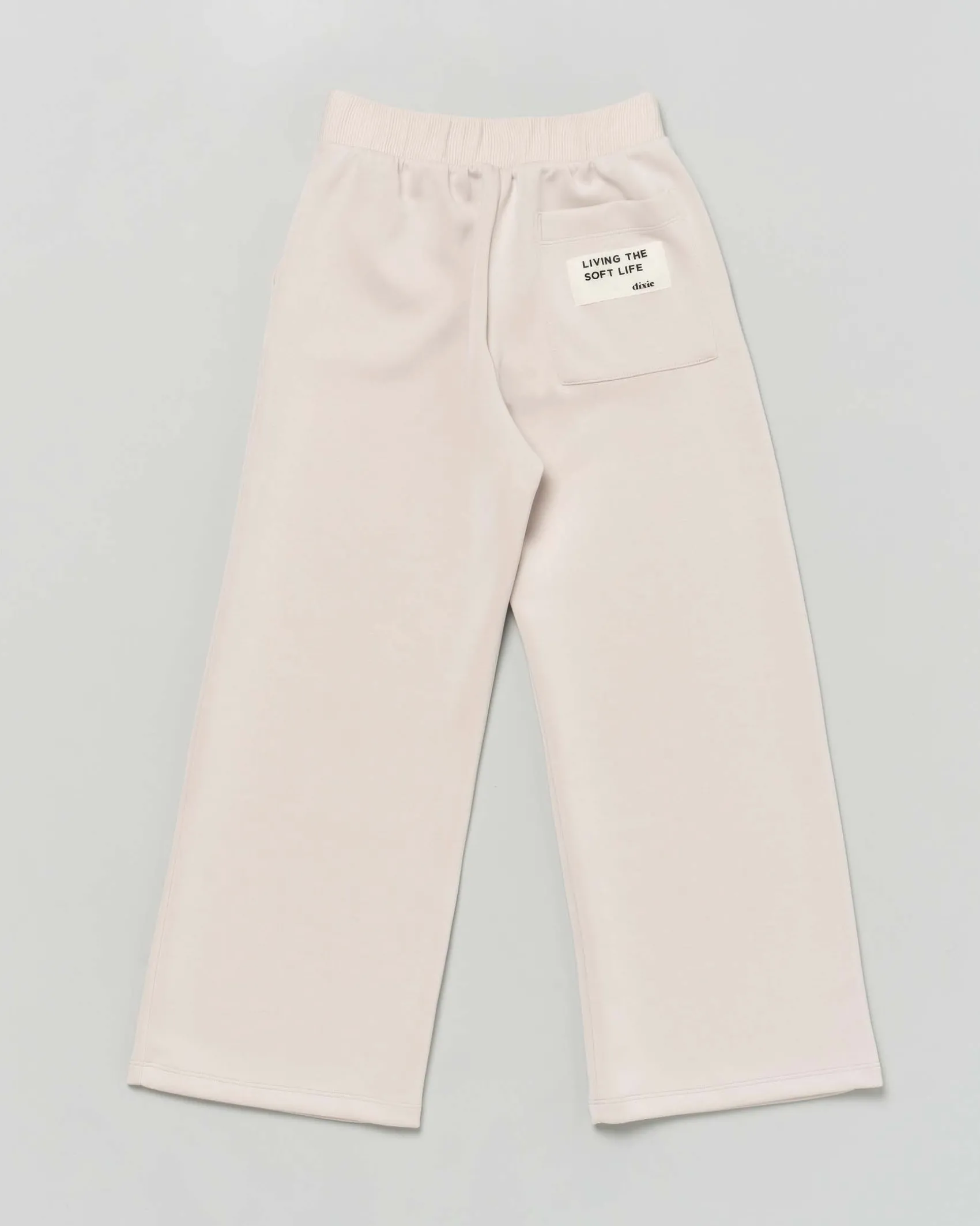 Pantalone palazzo Dixie beige in scuba