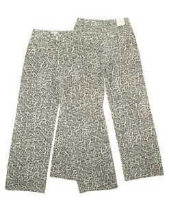 Pantalone palazzo To be Too maculato in puro cotone