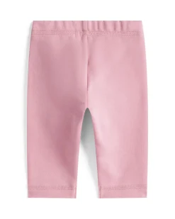 Pantalone Tommy Hilfiger rosa in cotone stretch