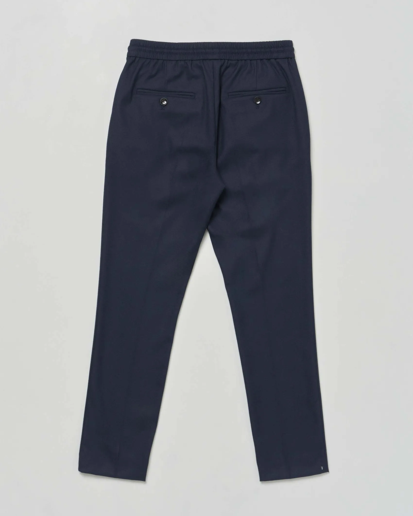 Pantaloni Antony Morato in flanella in misto viscosa blu con coulisse