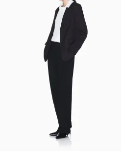 Pantaloni Armani Exchange neri in tessuto tecnico