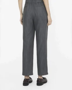 Pantaloni Liu Jo Jeans grigi in lyocell con fodera