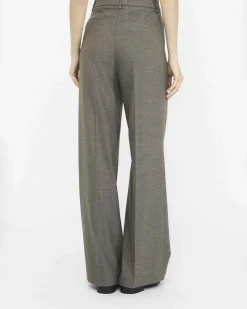 Pantaloni straight Liu Jo misto viscosa motivo chevron