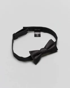 Papillon nero in pura seta