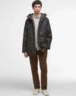 Parka Barbour Bedale Wax verde militare