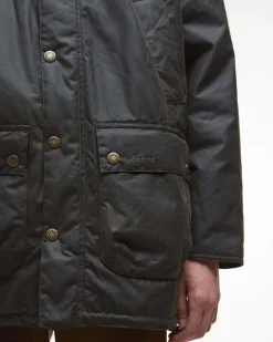 Parka Barbour Bedale Wax verde militare