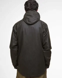 Parka Barbour Re-Engineered Endurance Mountain in cotone cerato verde militare