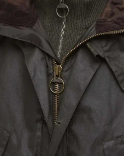 Parka Barbour Re-Engineered Endurance Mountain in cotone cerato verde militare