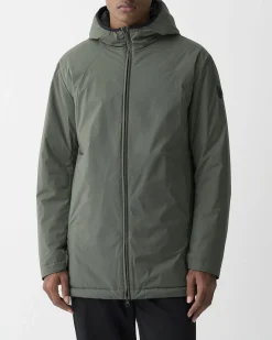 Parka Colmar Originals verde militare in tessuto stretch