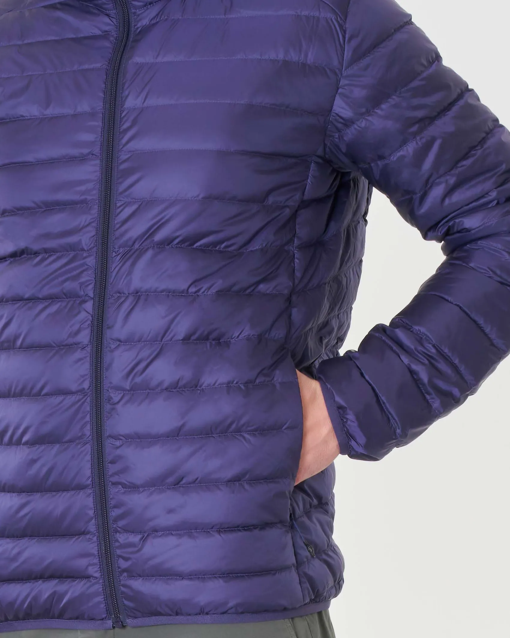 Piumino 100 grammi Pellizzari blu indaco con cappuccio