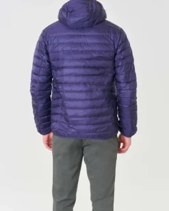 Piumino 100 grammi Pellizzari blu indaco con cappuccio