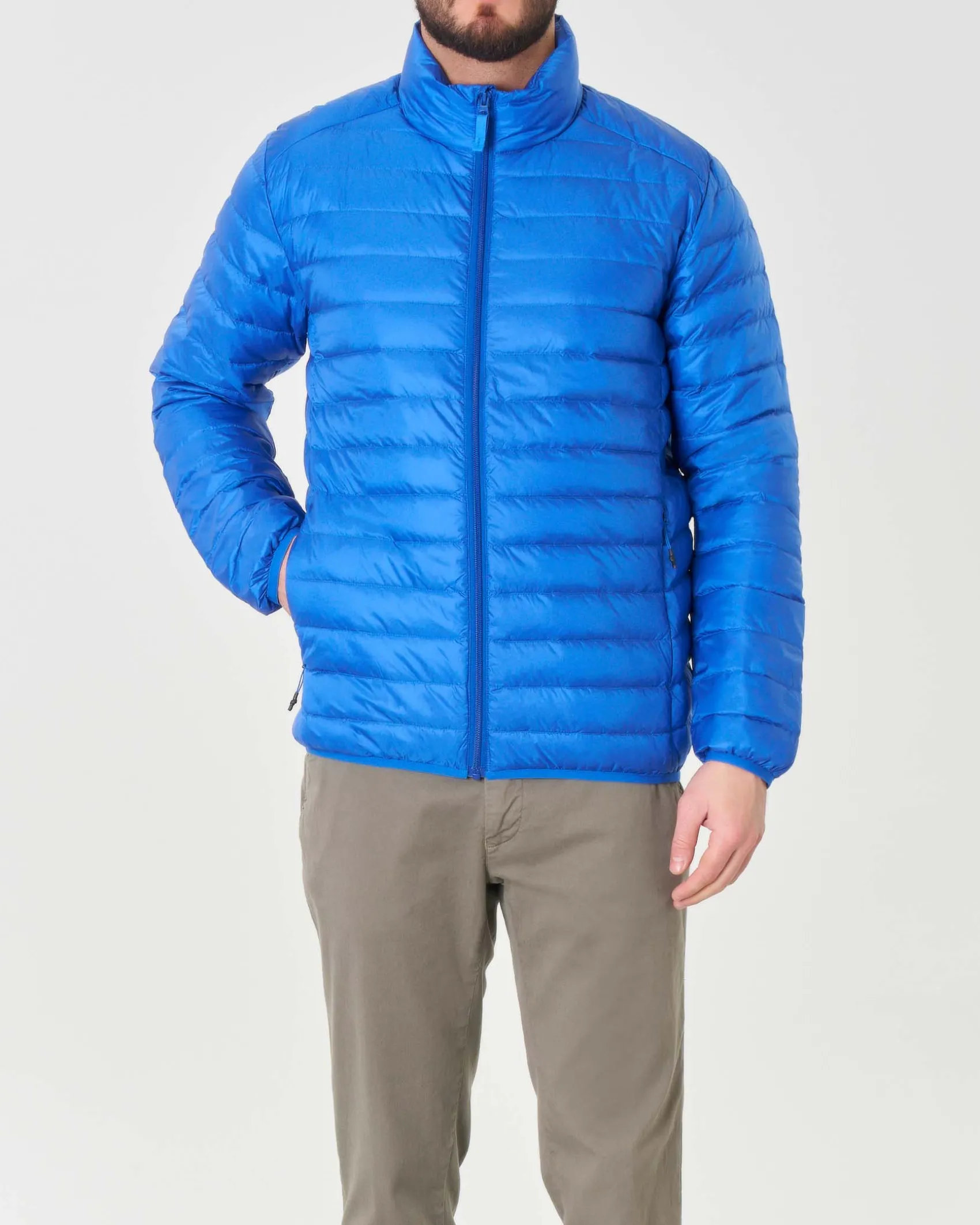 Piumino 100 grammi Pellizzari blu royal senza cappuccio