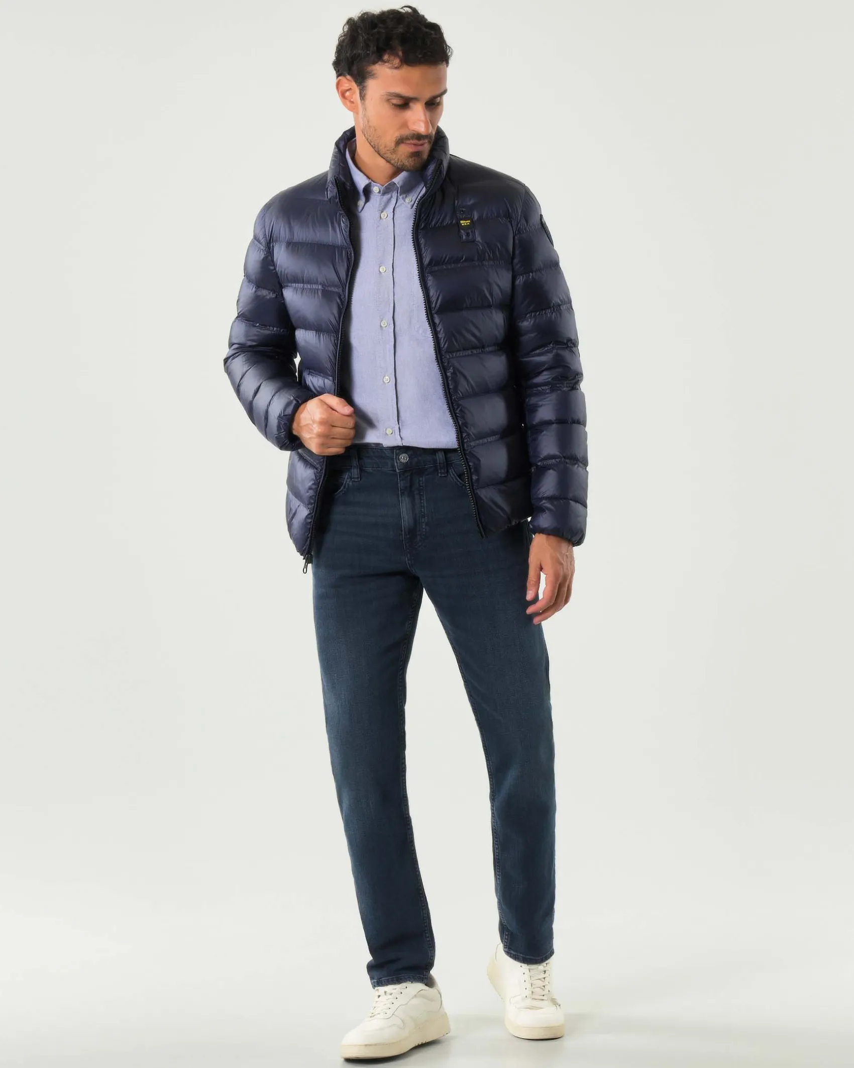 Piumino Belmont Blauer blu senza cappuccio