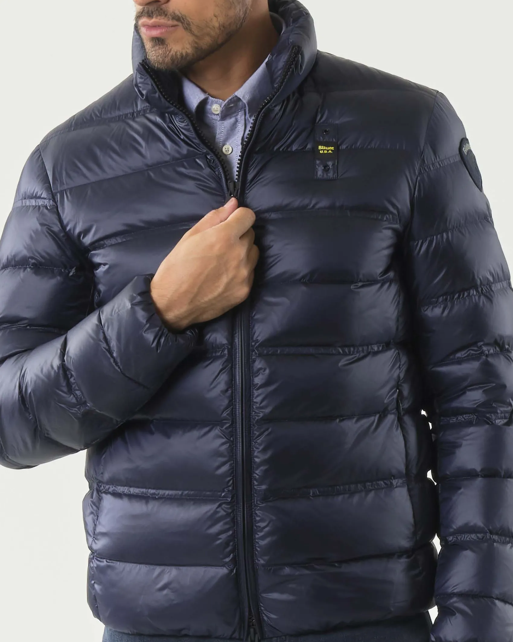 Piumino Belmont Blauer blu senza cappuccio