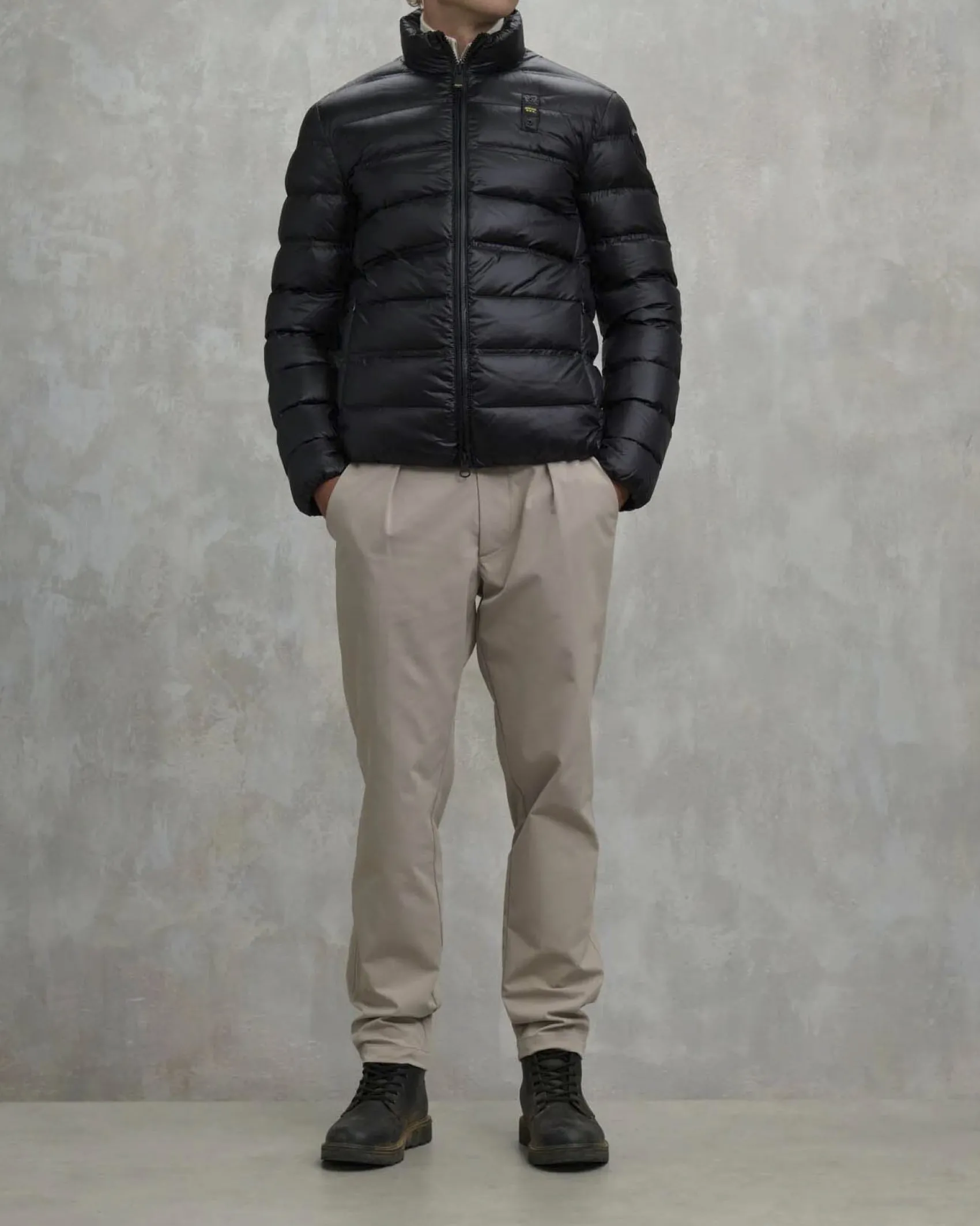 Piumino Belmont Blauer nero senza cappuccio