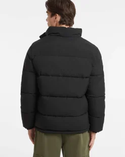 Piumino bomber Guess Jeans nero senza cappuccio