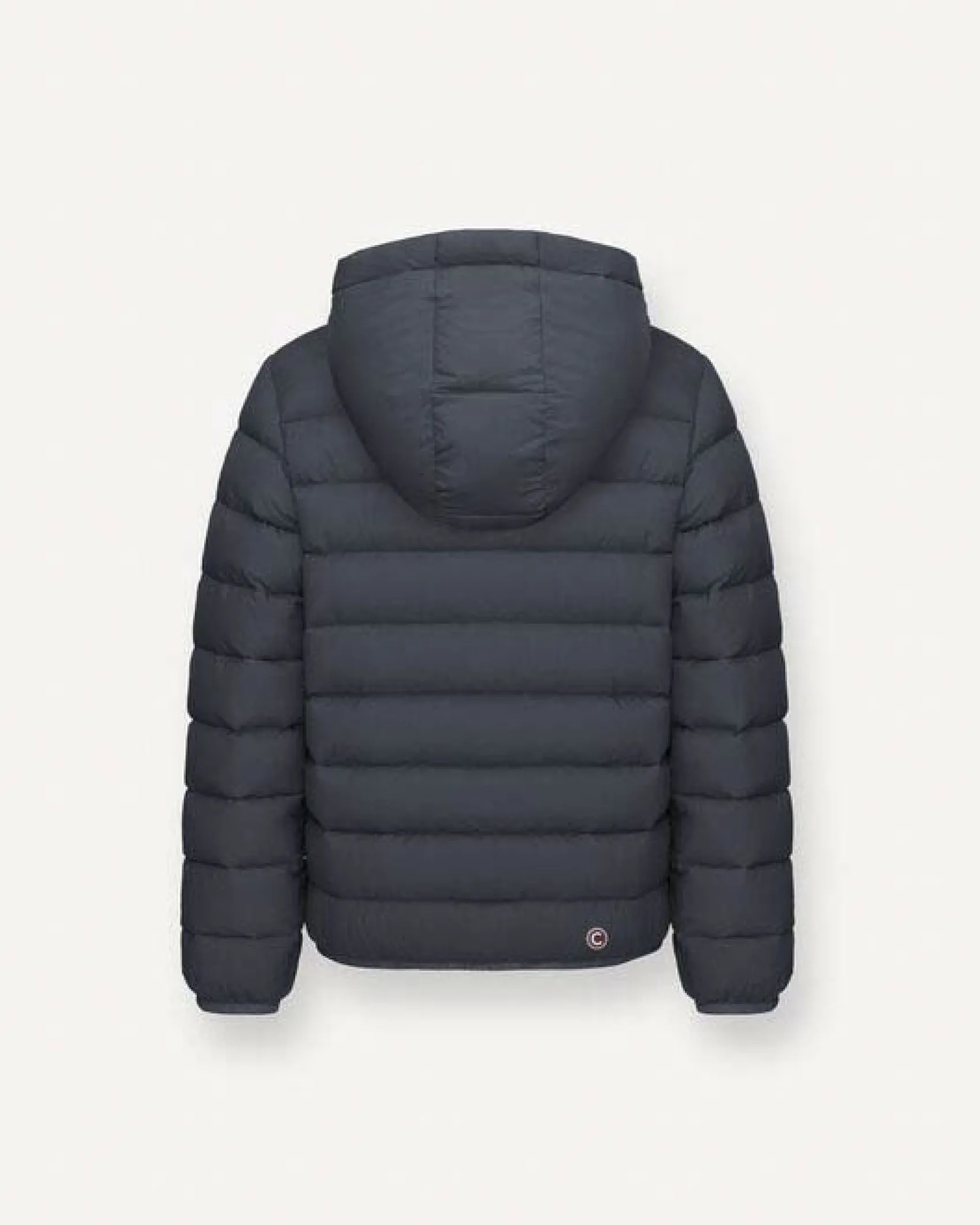 Piumino Colmar Originals blu con cappuccio fisso ed interno avio