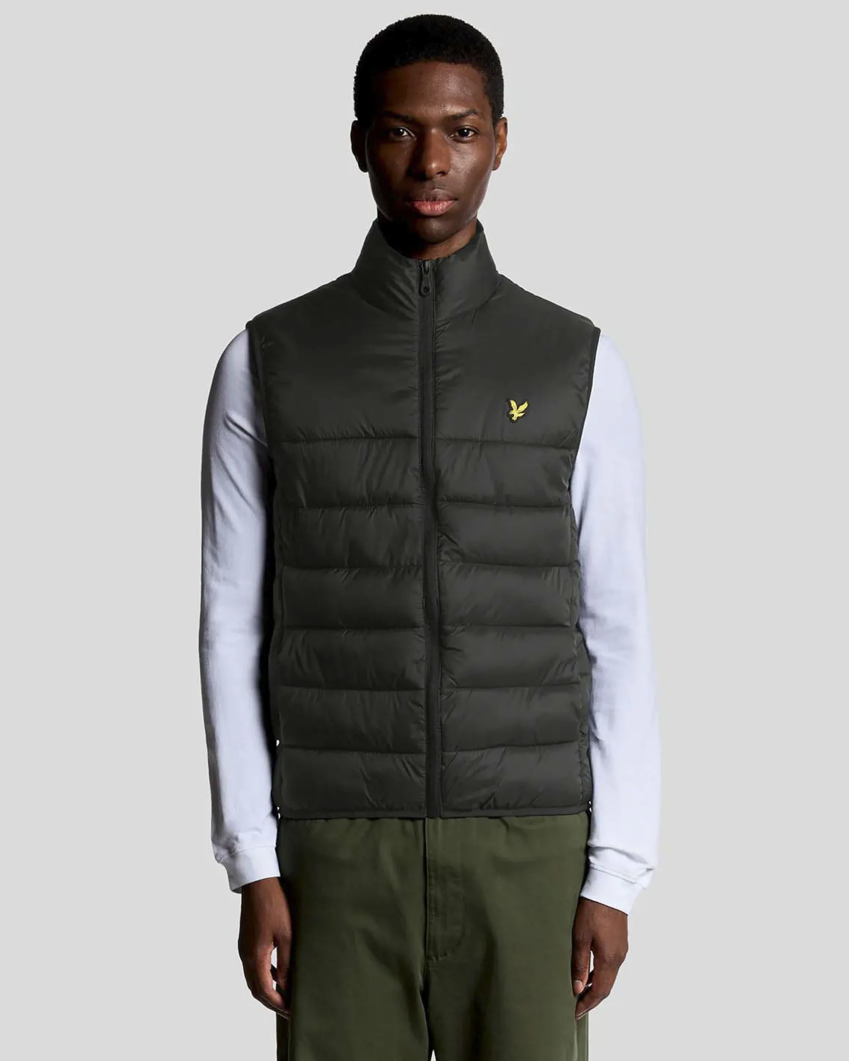Piumino gilet 100 grammi Lyle & Scott nero