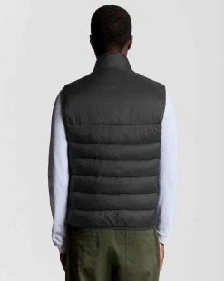 Piumino gilet 100 grammi Lyle & Scott nero