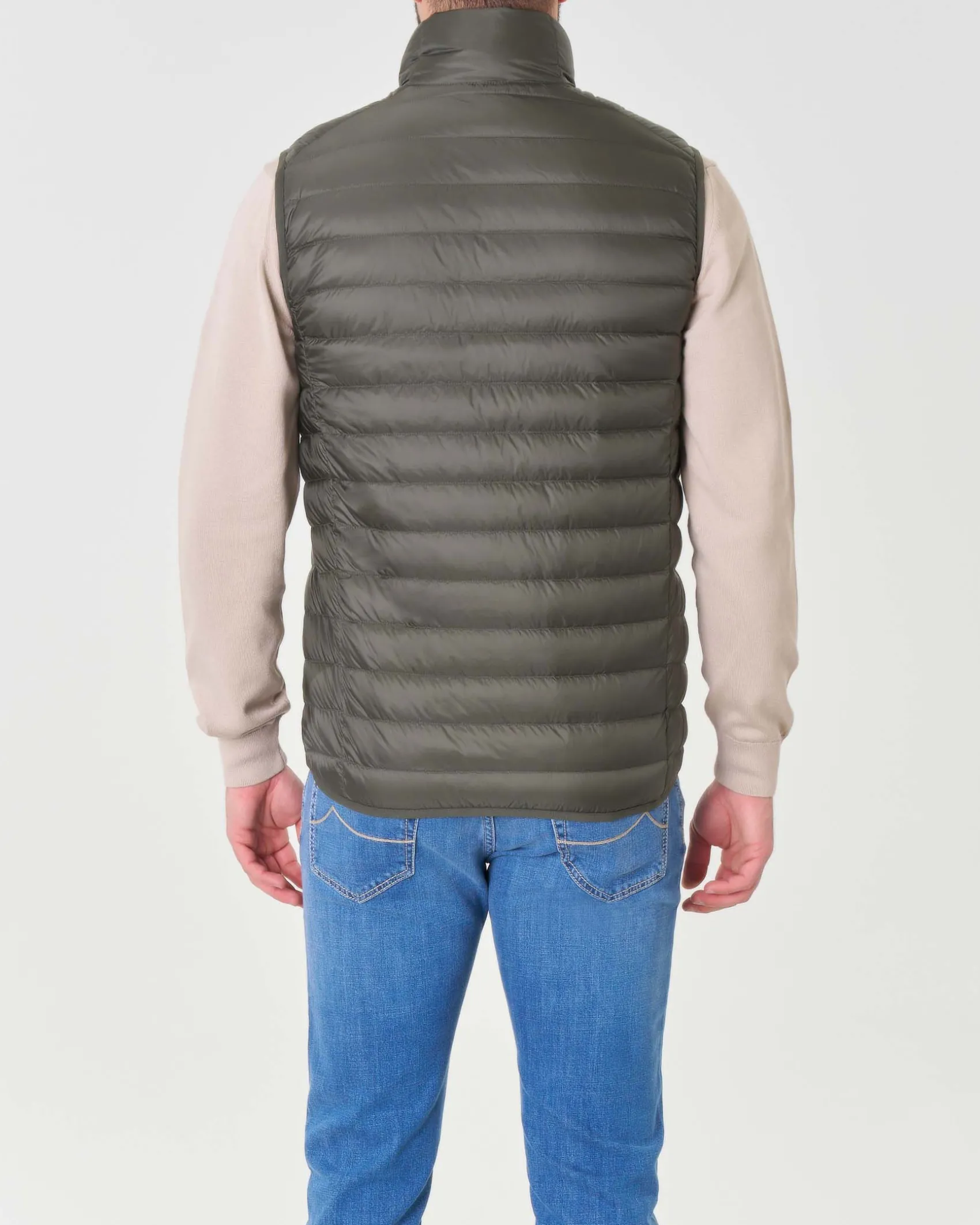 Piumino gilet Pellizzari 100 grammi verde militare