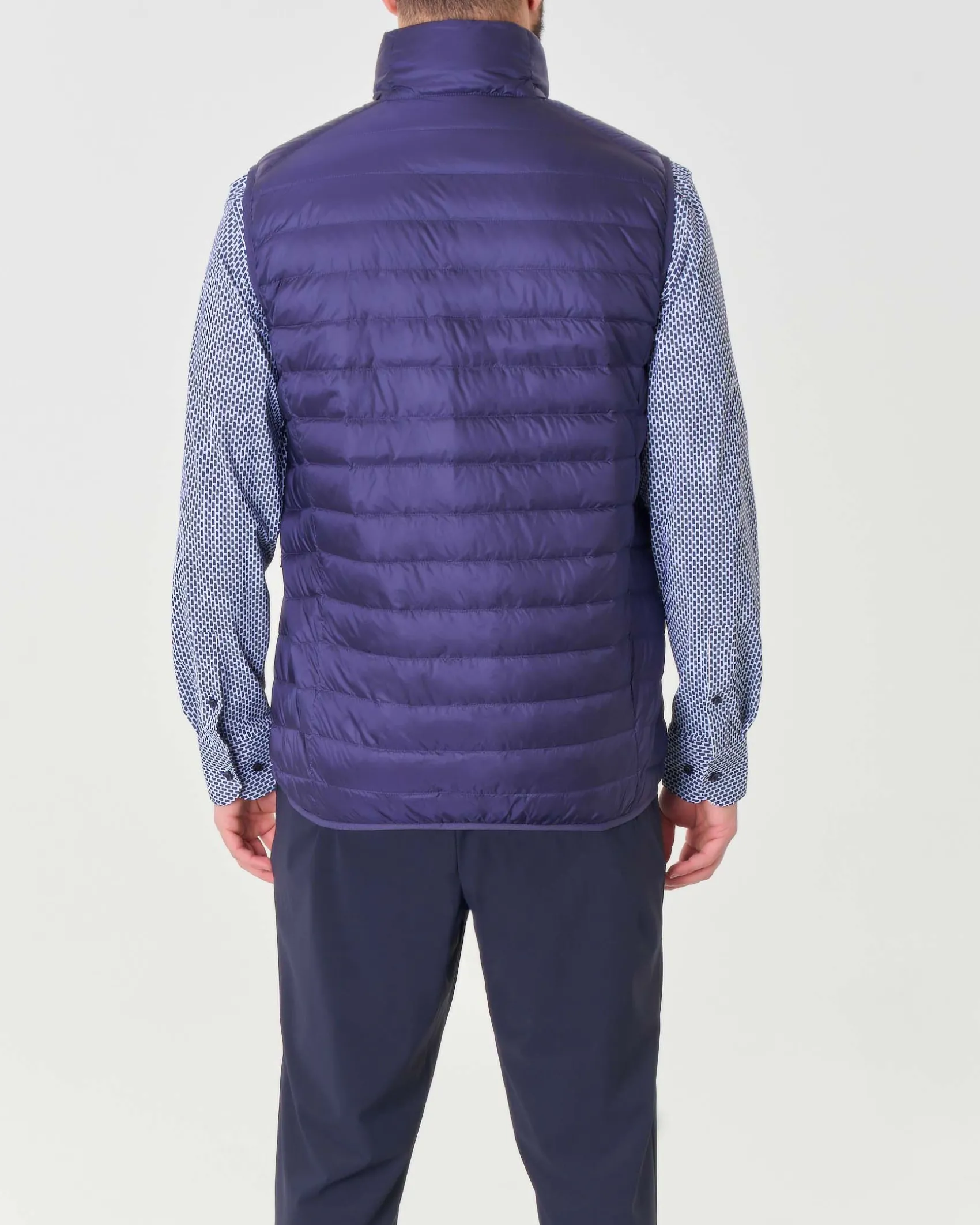 Piumino gilet Pellizzari 100 grammi blu indaco