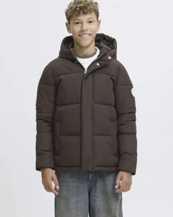 Piumino Jack & Jones moro trapuntato con cappuccio