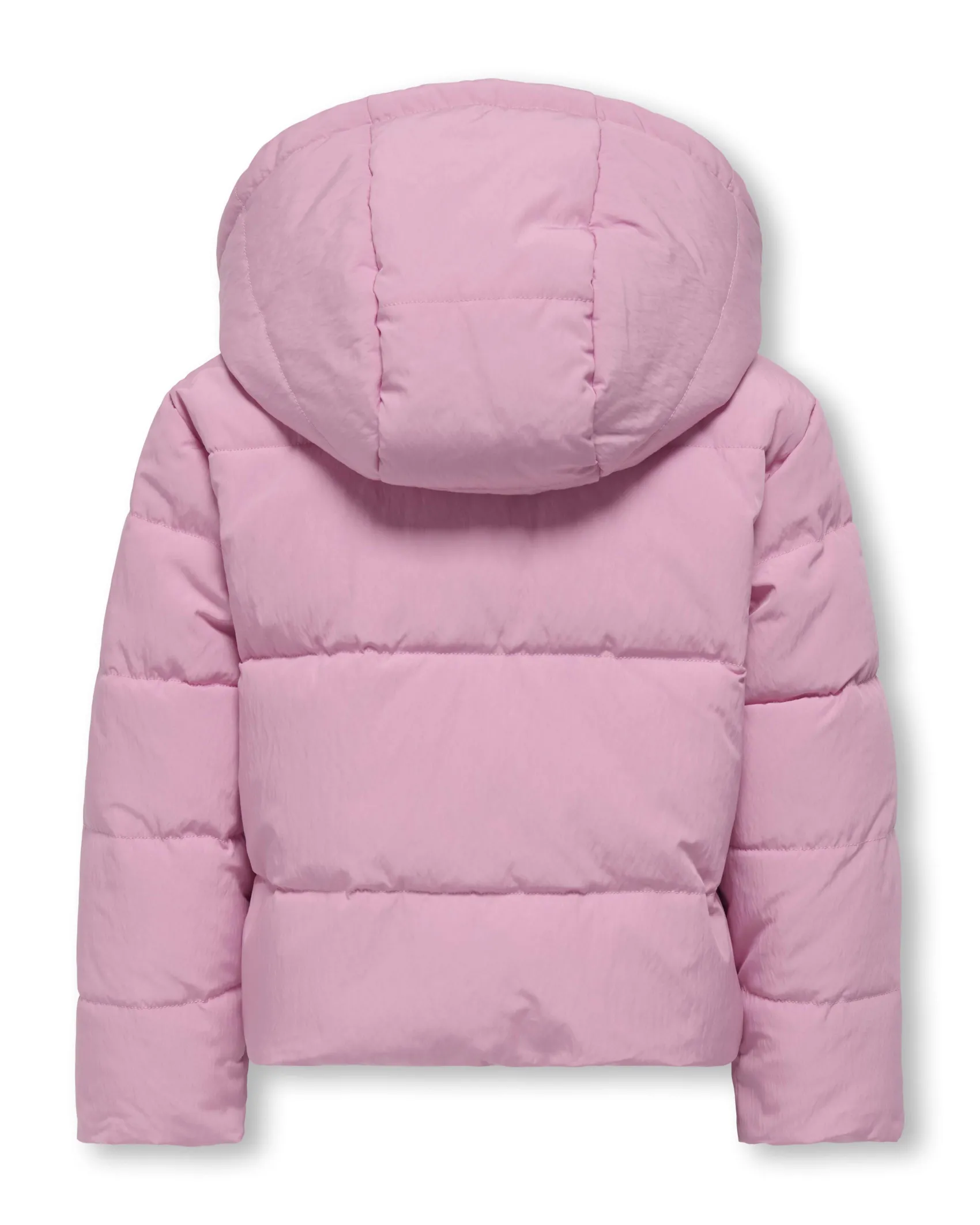 Piumino Kids Only rosa con cappuccio