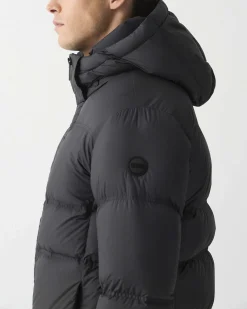 Piumino Puffy Colmar Originals nero con cappuccio staccabile