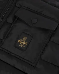 Piumino Refrigiwear Hunter Jacket nero con cappuccio