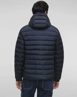 Piumino Refrigiwear Hunter Jacket blu con cappuccio
